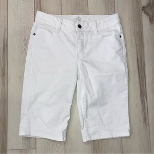St. John’s Bay White Bermuda Shorts